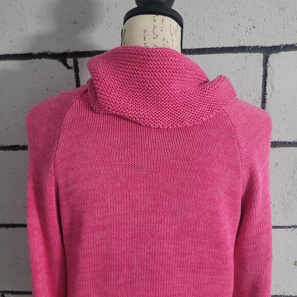 BUNDLE SALE! JILLIAN & NICOLE Pink Cowl Neck Sweater Size L - Picture 9 of 10